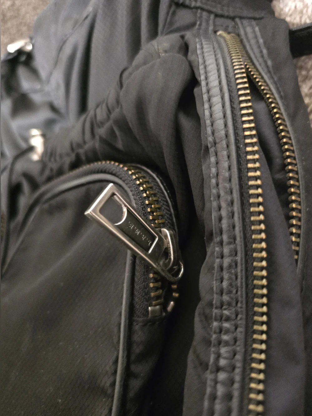 L.a.m.b. Black Nylon Tote Y2k - Picture 7 of 12